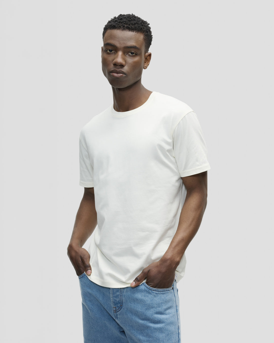 The Perfect Off-White T-Shirt for Men | Premium 185GSM Cotton