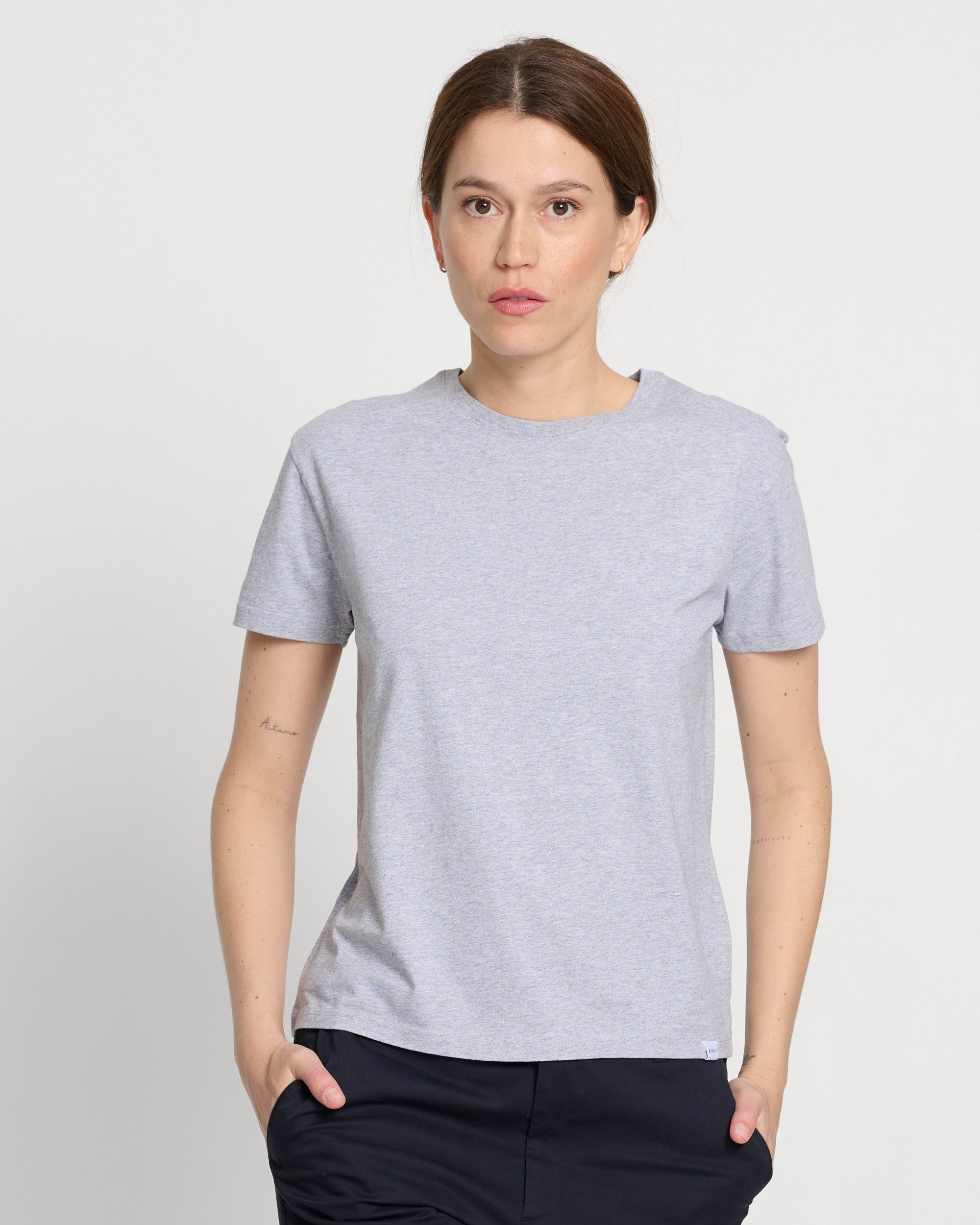 The Boyfriend T-Shirt - Grey Melange