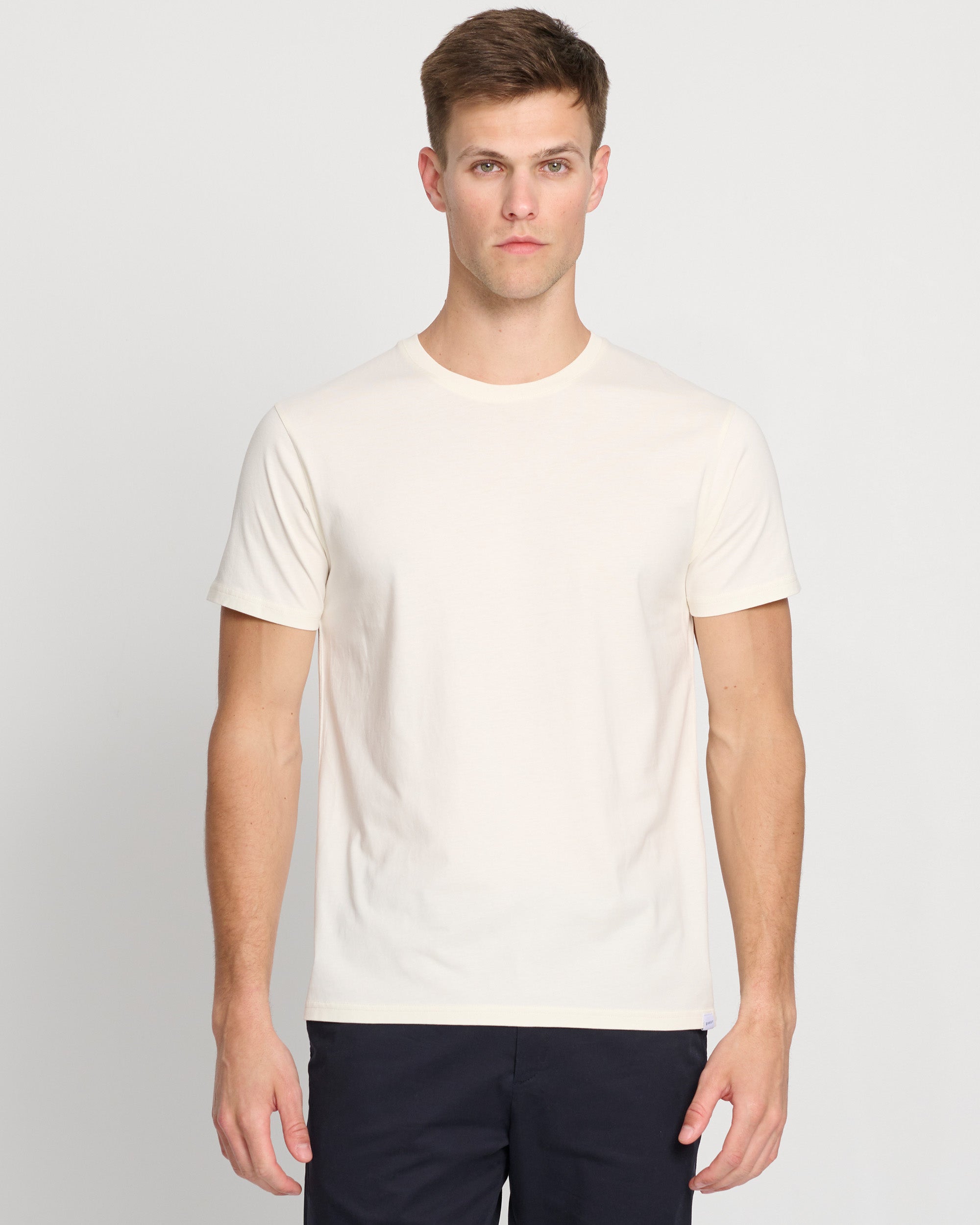 The Perfect Off-White T-Shirt | 185GSM Cotton for Men Premium