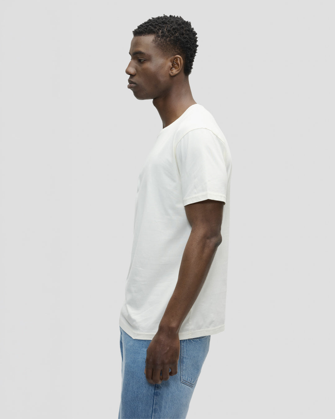The Perfect Off-White T-Shirt for Men | Premium 185GSM Cotton