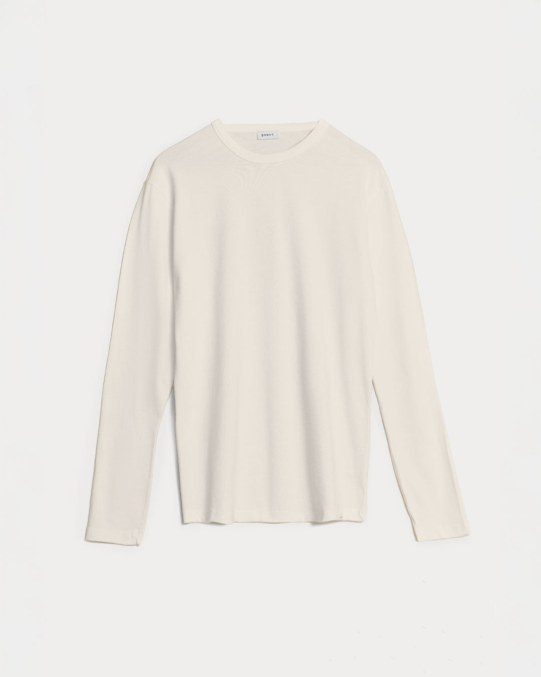 Longsleeve Off-White T-Shirt for Men | 235GSM Organic Cotton