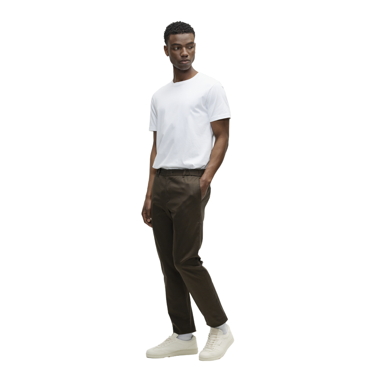 The Perfect Chino for Men in Brown | Slim Fit, Stretch Cotton