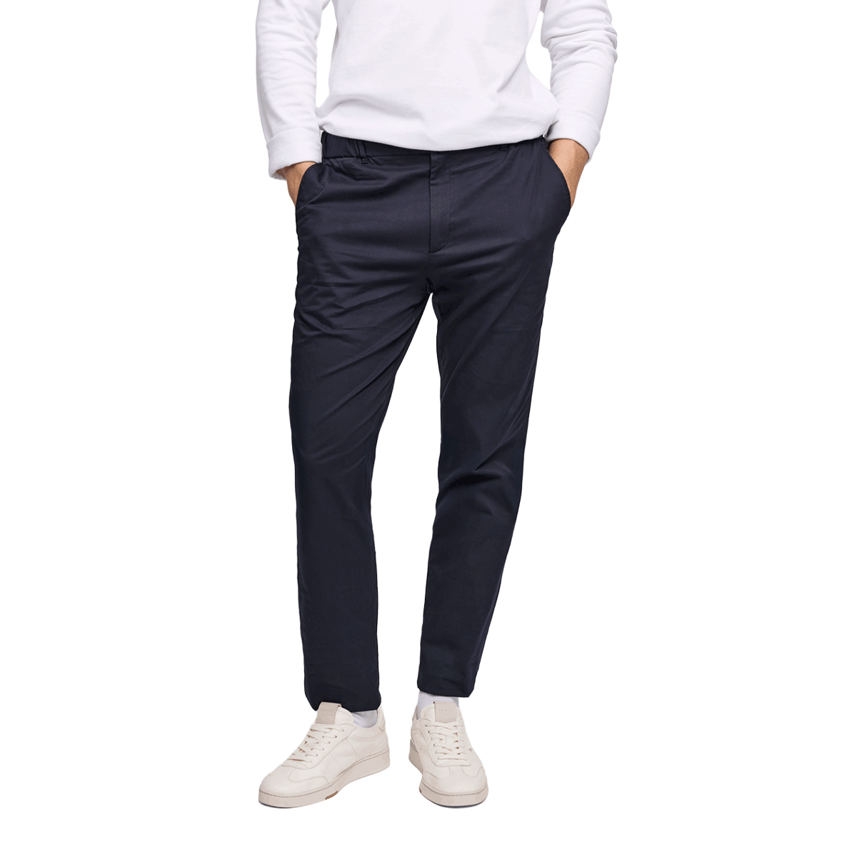 The Perfect Chino for Men in Navy | Slim Fit, Stretch Cotton