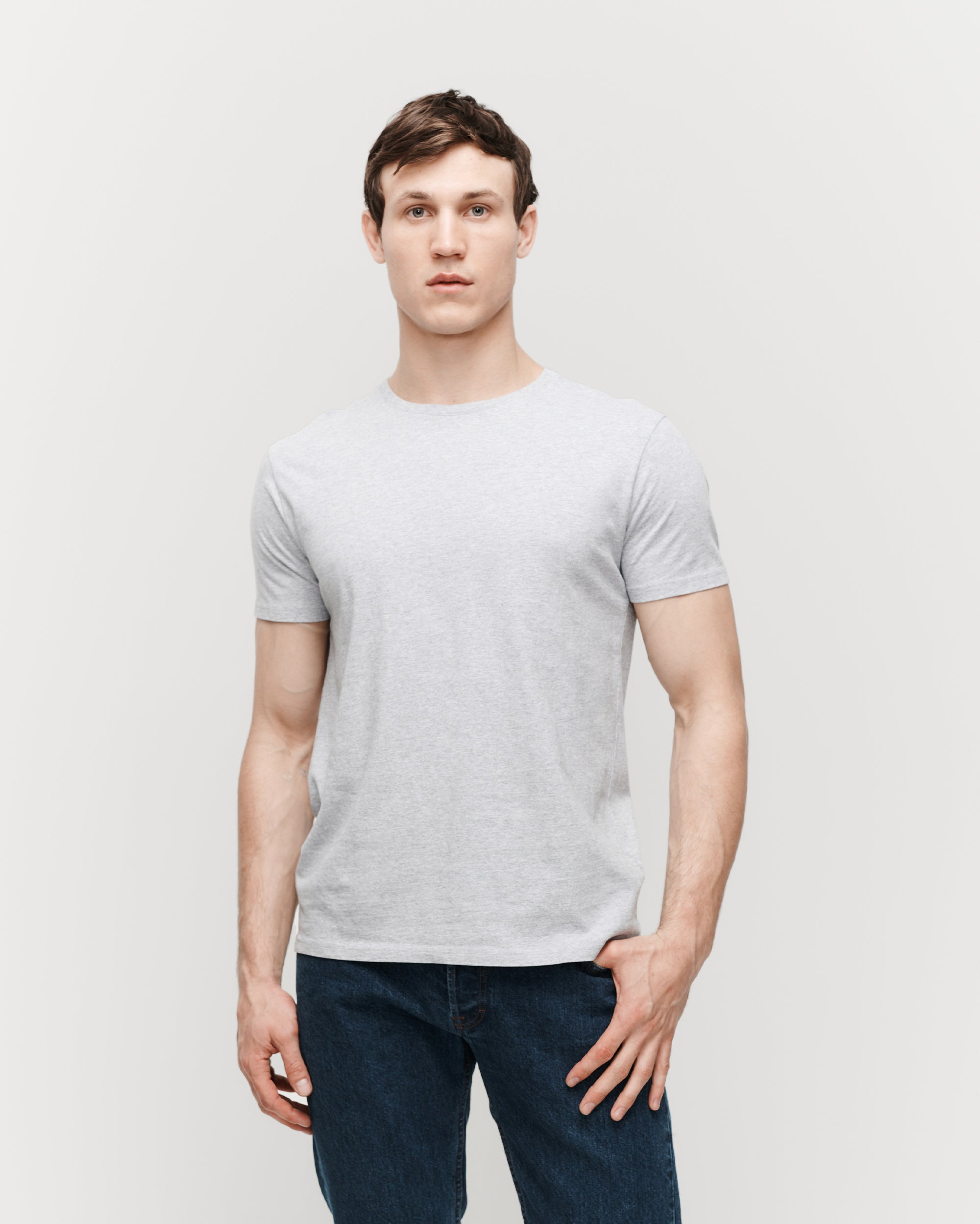 The Perfect Grey T-Shirt for Men | Premium 185GSM Cotton