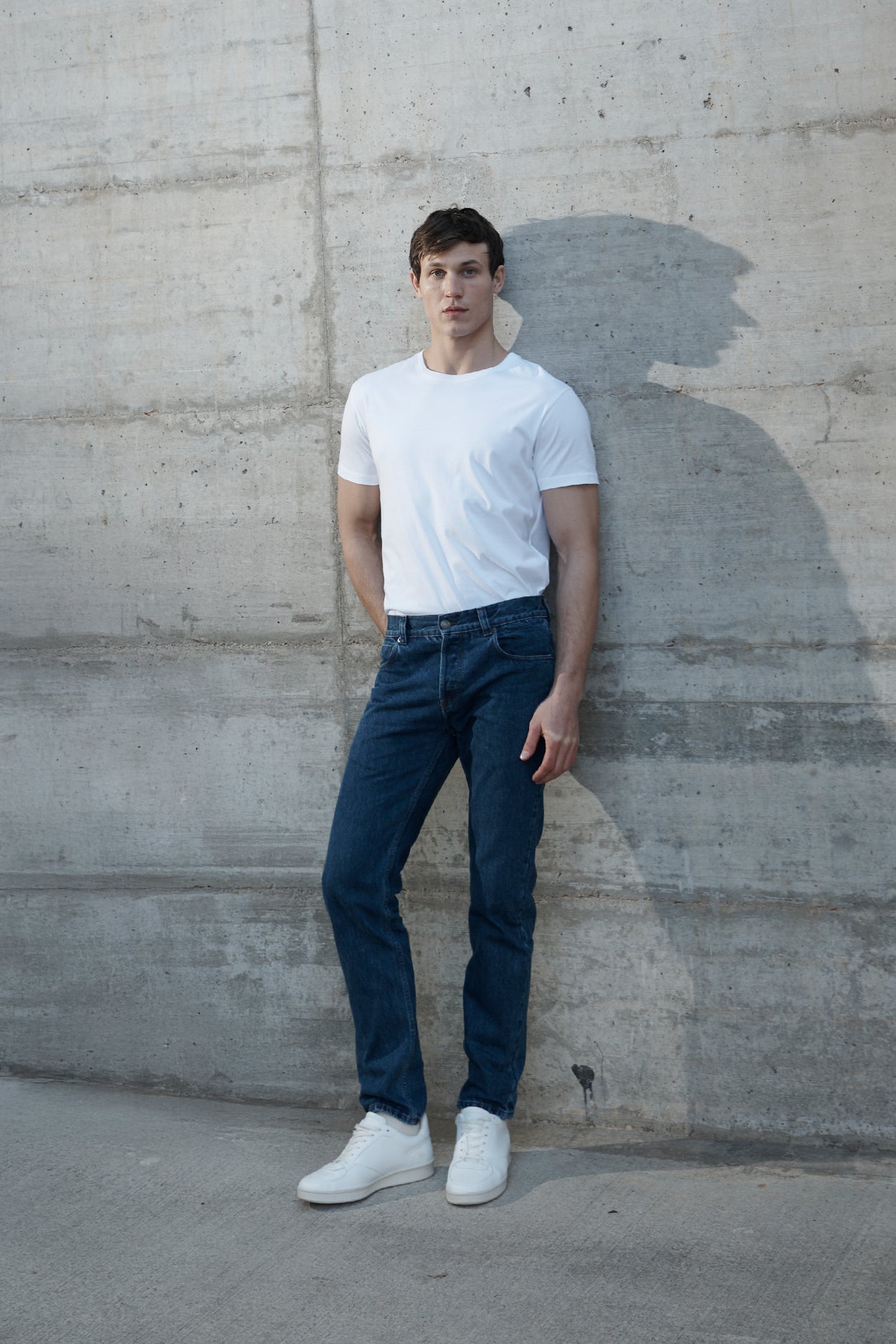 The Perfect Jeans Stonewashed Blue Denims for Men