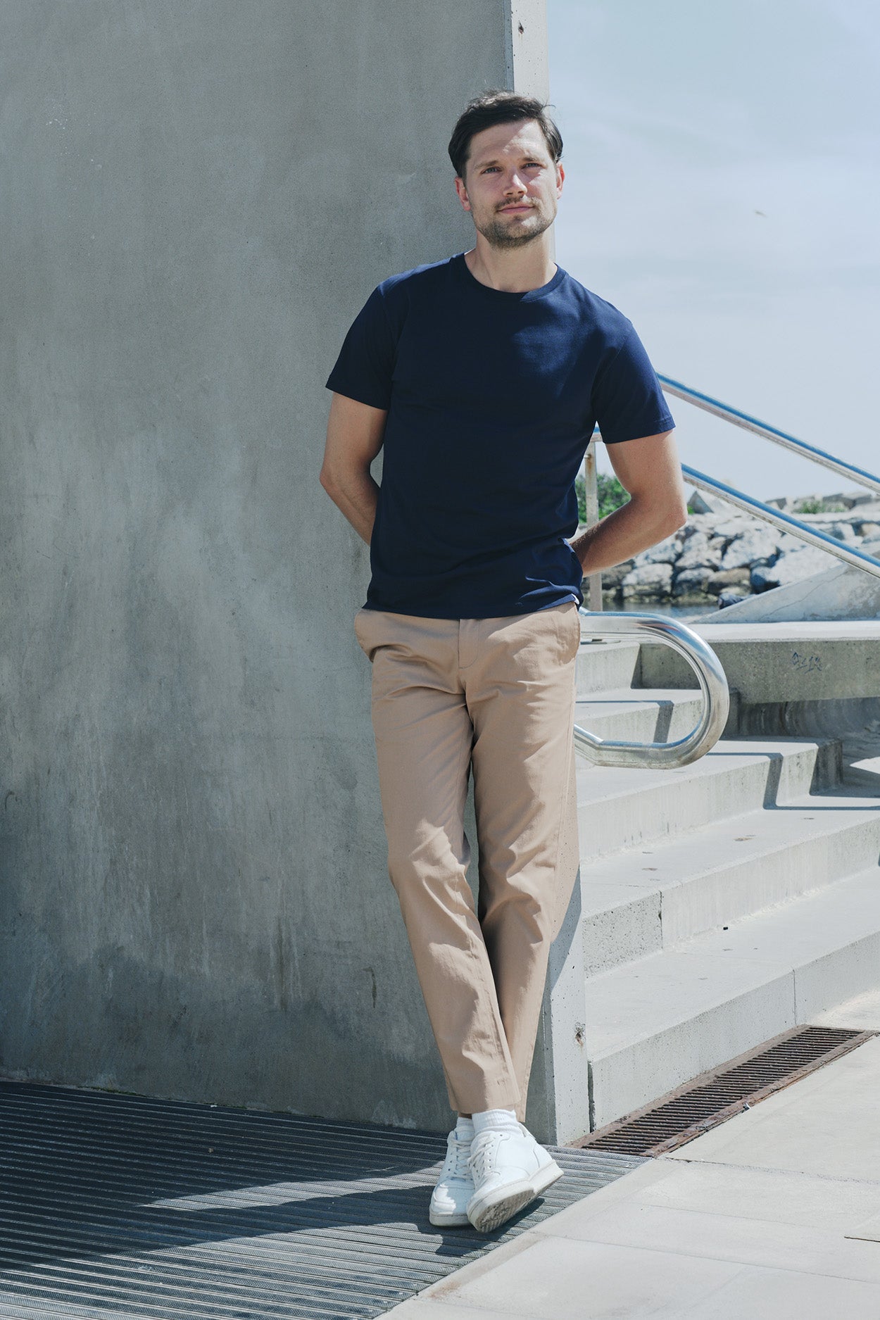 The Beige Smart Chino for Men | Slim Fit, Stretch Cotton