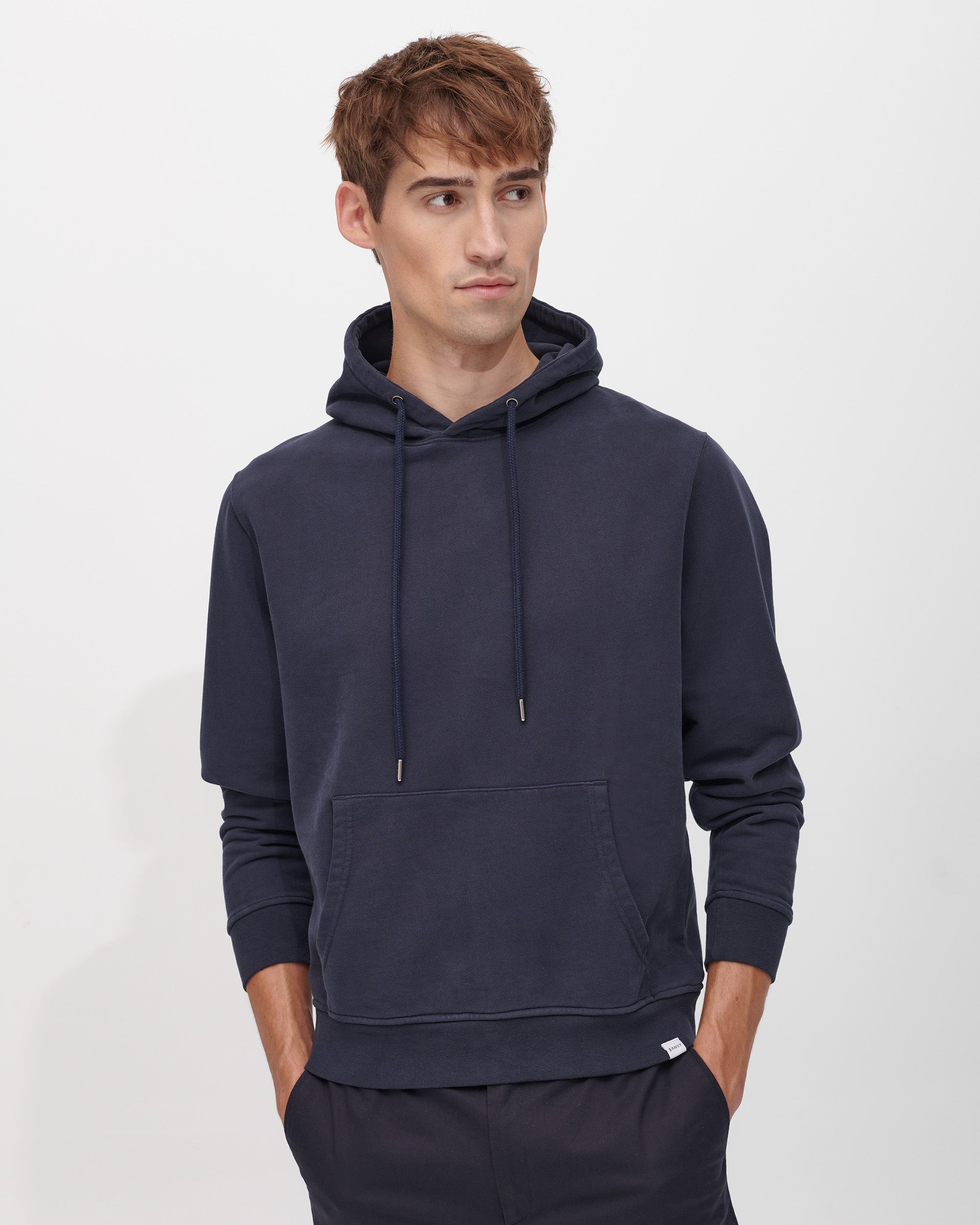 Perfect Navy Blue Hoodie for Men | 400GSM Organic Cotton