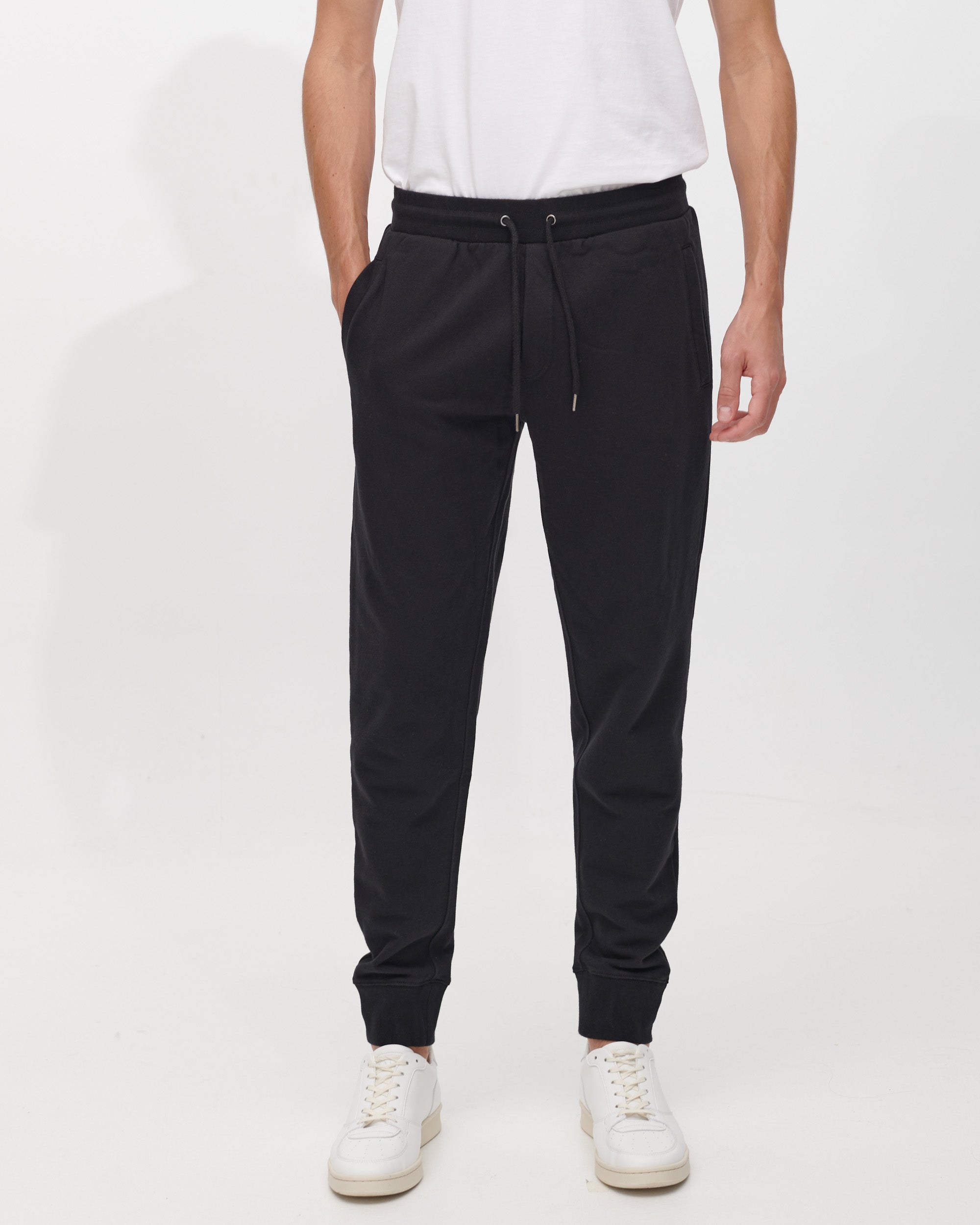 Perfect Black Sweatpants for Men | 400GSM Organic Cotton