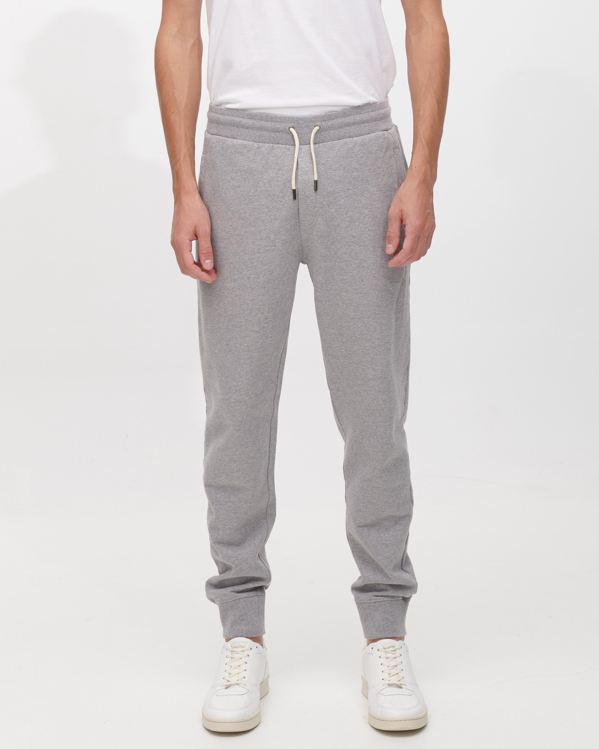 Perfect Grey Sweatpants for Men | 400GSM Organic Cotton
