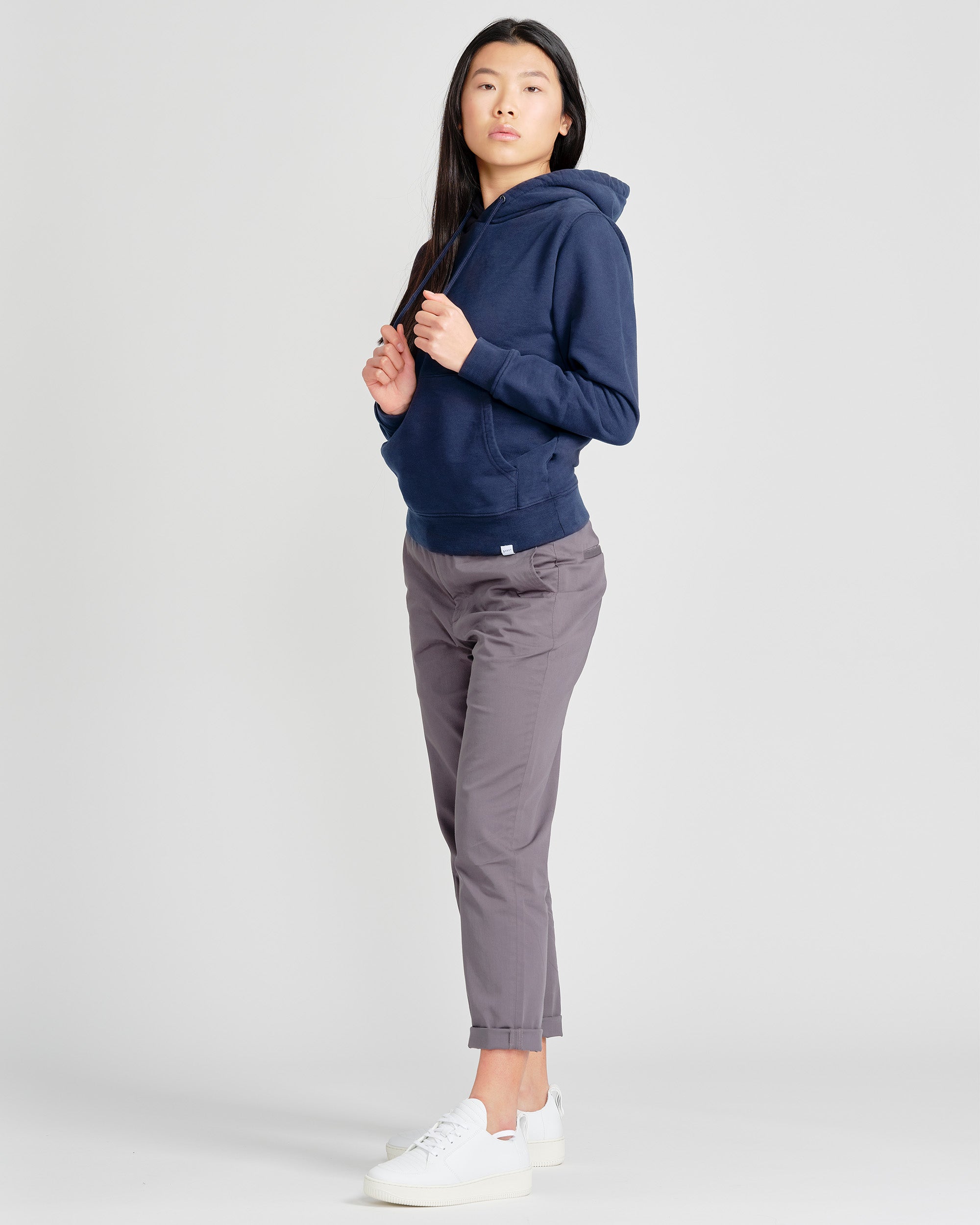 Boyfriend Hoodie for Women in Navy | 100% Organic Cotton Boyfriend Hoodie for Women in Navy | 100% Organic Cotton